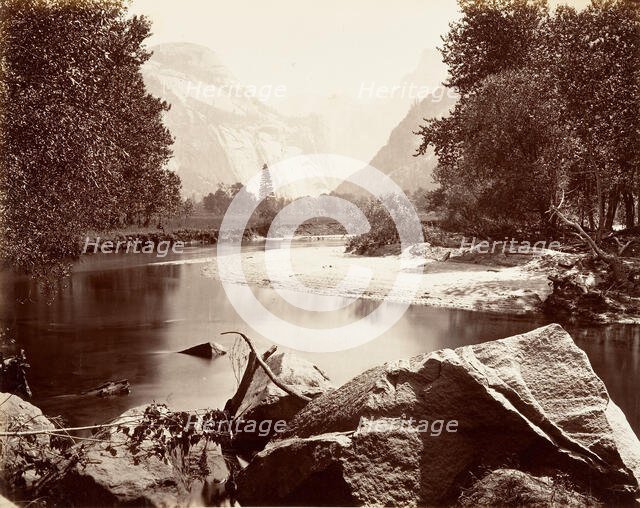 The Domes, Yosemite, ca. 1872, printed ca. 1876. Creator: Attributed to Carleton E. Watkins.