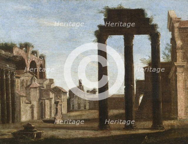 Campo Vaccino in Rome, 17th century. Creator: Unknown.