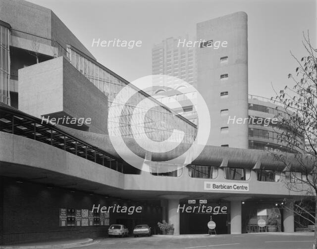 Barbican Centre, Silk Street, City of London, 01/03/1982. Creator: John Laing plc.