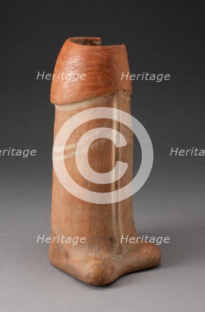 Jar in the Form of a Phallus, 100 B.C./A.D. 500. Creator: Unknown.
