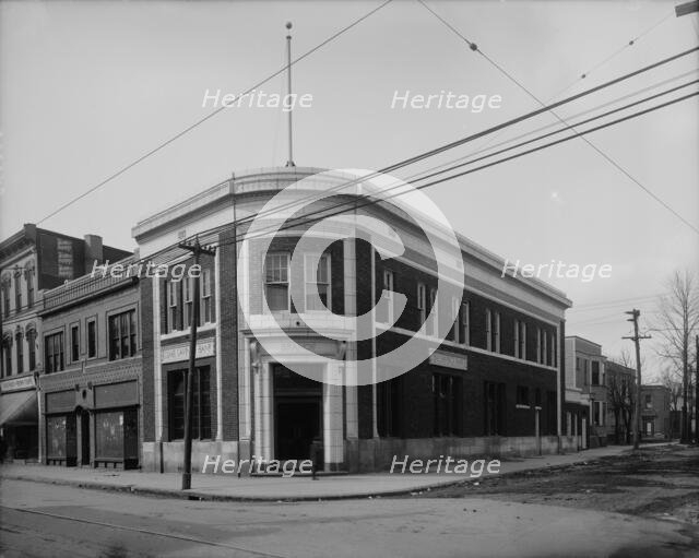 Michigan Avenue branch, Dime Savings Bank, Detroit, Mich., between 1905 and 1915. Creator: Unknown.