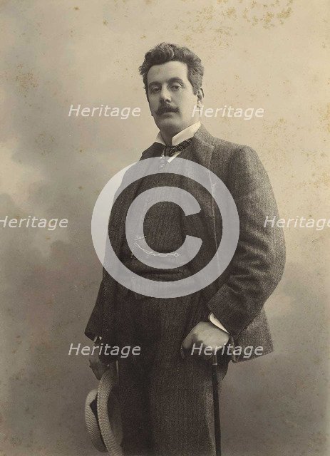 Portrait of the Composer Giacomo Puccini (1858-1924), c1900.