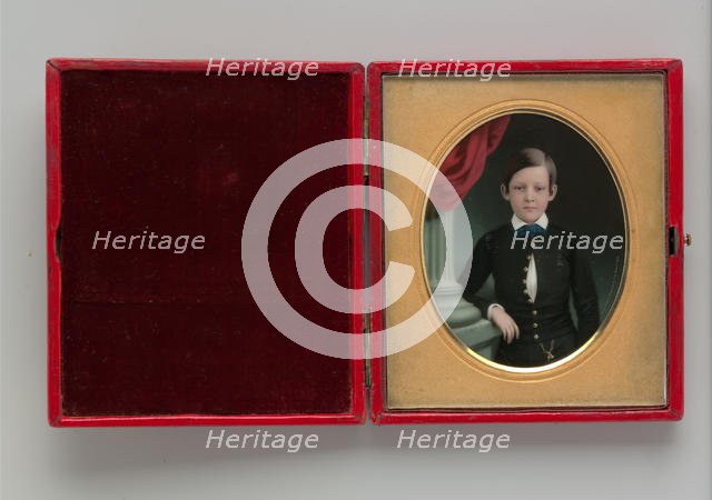 Portrait of a Young Man, 1854. Creator: John Henry Brown.