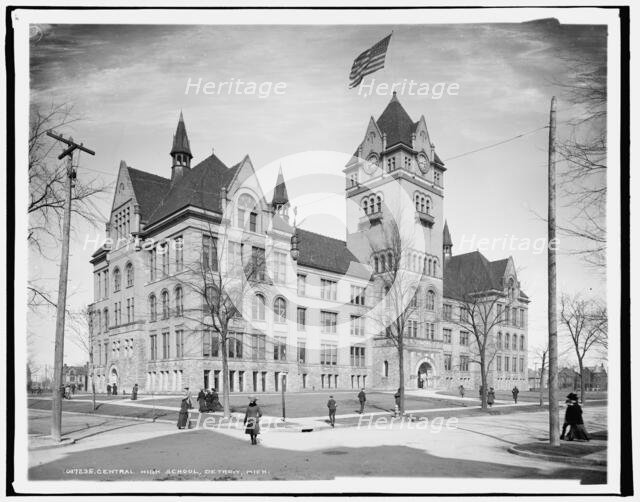 Central High School, Detroit, Mich., c1904. Creator: Unknown.