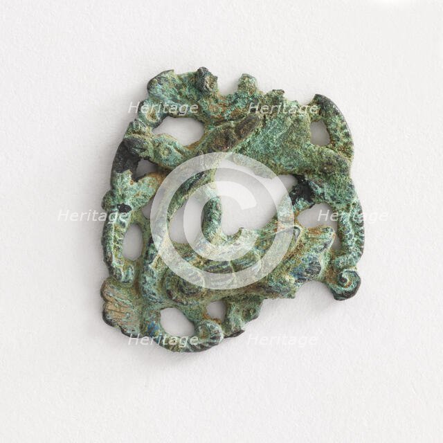 Costume ornament; pair of geese and water plants, Goryeo period, 12th-13th century. Creator: Unknown.