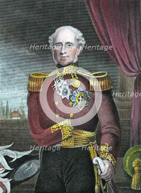 Fitzroy HJ Somerset, 1st Baron Raglan, British soldier, 19th century. Artist: Unknown