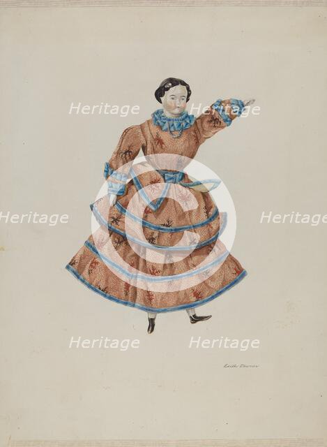 Doll - "Abbie", 1935/1942. Creator: Edith Towner.