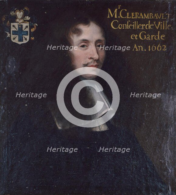 Portrait de Charles Clérambault, conseiller de la Ville de Paris en 1661, 1662. Creator: Ecole Francaise.