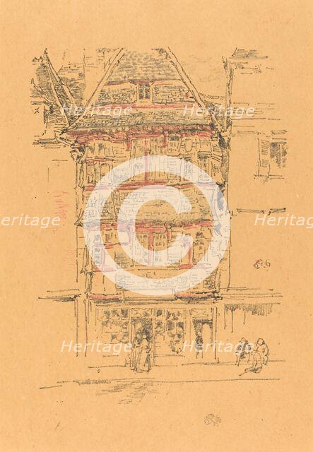 Red House, Paimpol, 1893. Creator: James Abbott McNeill Whistler.