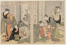 Elegant Pleasures of the Four Seasons, c. 1782. Creator: Kitagawa Utamaro (Japanese, 1753-1806), attributed to.