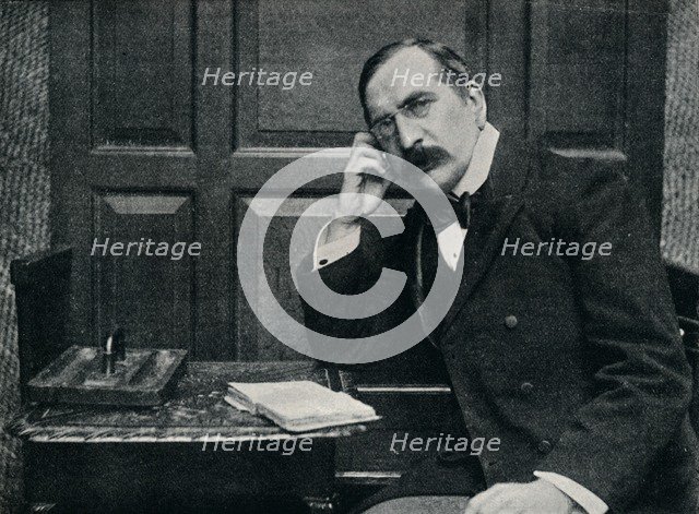 'Portrait of the Late Mr. Gleeson White', c1898. Artist: Frederick Hollyer.