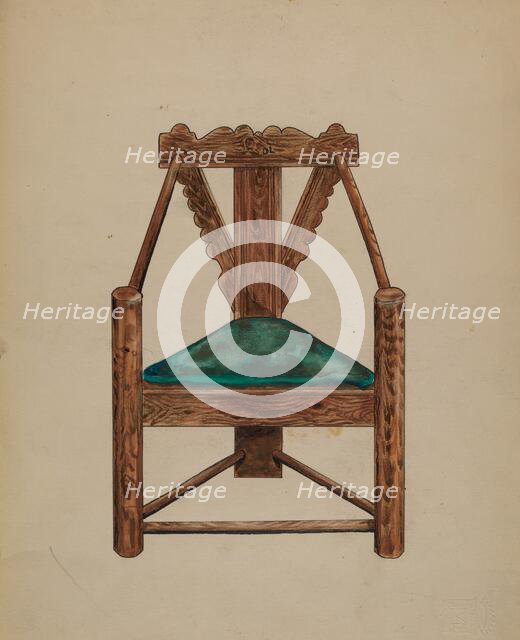 Chair, 1935/1942. Creator: Thomas J. Eliot.