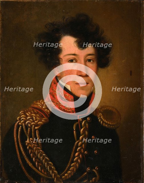 Portrait of Prince Nikolay Fyodorovich Golitsyn (1789-1860), 1810s. Artist: Anonymous  