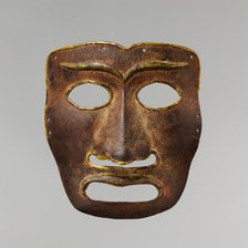 War Mask, Mongolian or Tibetan, 12th-14th century. Creator: Unknown.