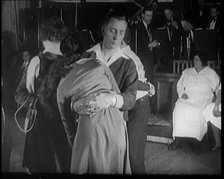 Couples Dancing Whilst Half Asleep in a Marathon Dance Contest, 1926. Creator: British Pathe Ltd.