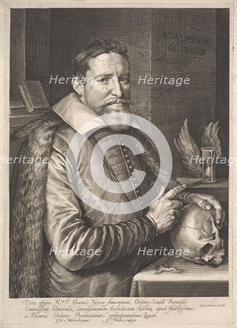 Portrait of Joannes Neyen, General of the Order of Franciscan Friars, Ambassador in Trier, 1608. Creator: Michiel van Mierevelt.