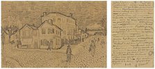 The Yellow House (The street), Letter to Theo from Arles, Saturday, 29 September 1888. Artist: Gogh, Vincent, van (1853-1890)