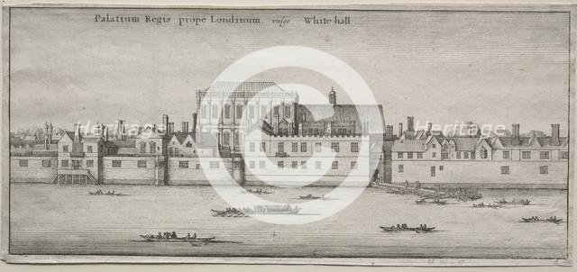 Views of London: Whitehall from the River. Creator: Wenceslaus Hollar (Bohemian, 1607-1677).