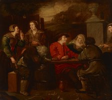 Feasting Company, 18th century. Creator: Unknown.