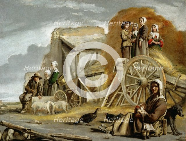 The Haycart (Return From Haymaking), 1642.