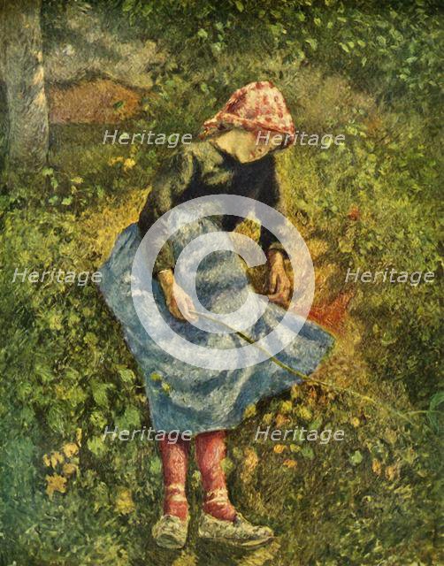 'Seated Peasant Woman', 1881, (1939). Creator: Camille Pissarro.