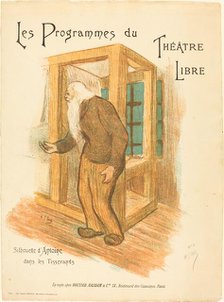 Les Programmes du Théâtre Libre, c. 1893. Creator: Henri-Gabriel Ibels.