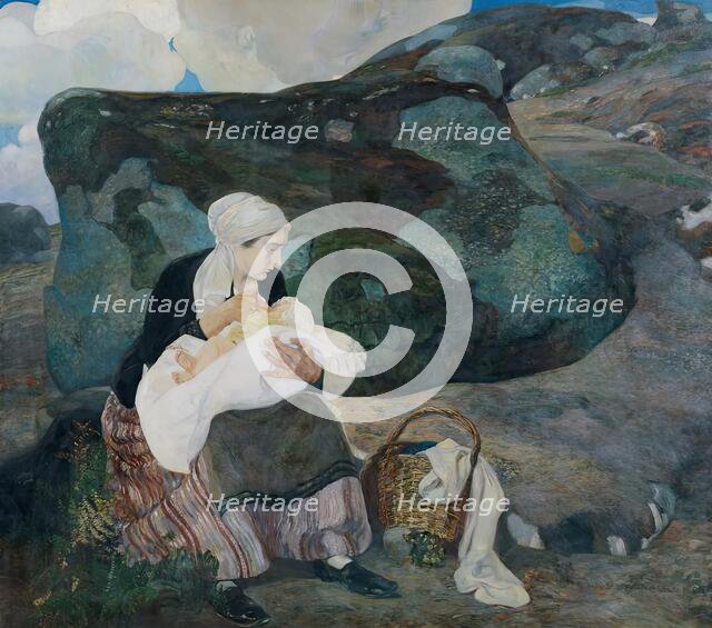 The Rest, 1905. Creator: Franz Wilhelm Jager.