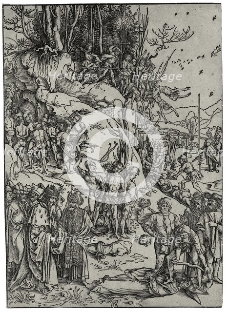 The Martyrdom of the Ten Thousand, 1497. Artist: Dürer, Albrecht (1471-1528)