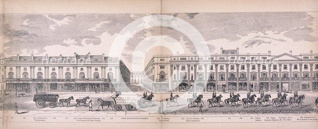 Panorama of London, 1849. Artist: George C Leighton