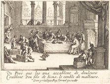 The Inheritance, 1635. Creator: Jacques Callot.