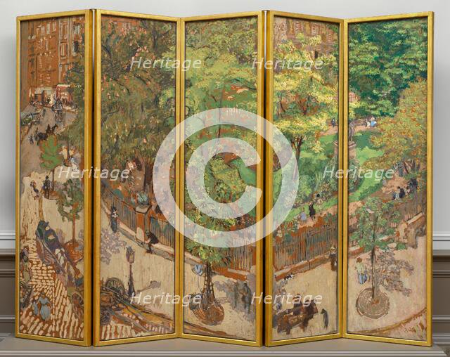 Place Vintimille, 1911. Creator: Edouard Vuillard.