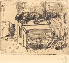 The Dog on the Kennel. Creator: James Abbott McNeill Whistler.