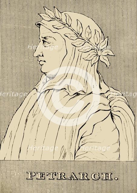 'Petrarch', (1304-1374), 1830. Creator: Unknown.