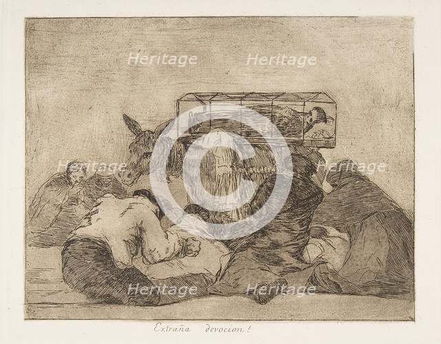 Plate 66 from 'The Disasters of War' (Los Desastres de la Guerra..., after 1814-15 (published 1863). Creator: Francisco Goya.