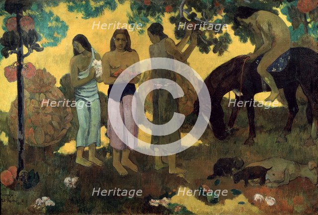 'Rupe Rupe (Fruit Gathering)', 1899.  Artist: Paul Gauguin