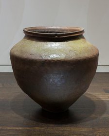 Tokoname-Ware Jar, 14th century. Creator: Unknown.