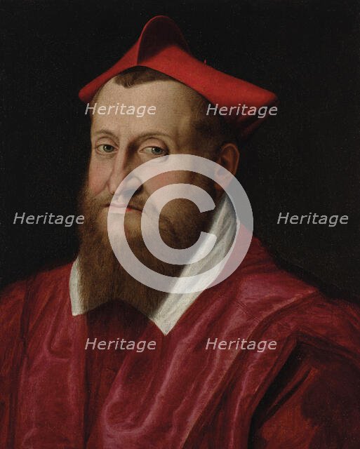 Portrait of Cardinal Mark Sittich von Hohenems Altemps (1533-1595) . Creator: Pulzone, Scipione (1550-1598).