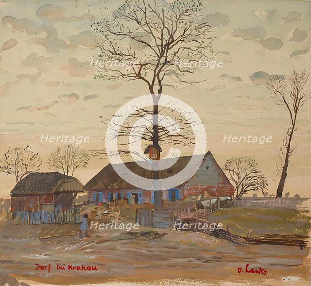 Village near Krakow, 1915. Creator: Oskar Laske.