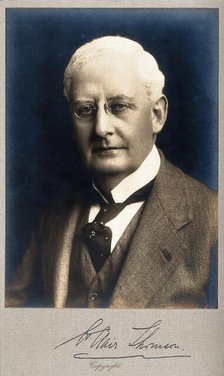 Sir St Clair Thomson. Creator: Elliott & Fry.