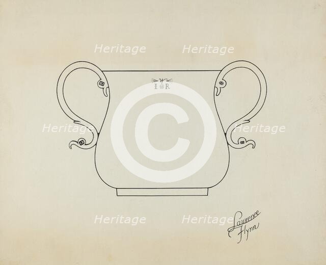 Silver Caudle Cup, 1935/1942. Creator: Lawrence Flynn.