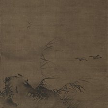 Waterfowl and Reeds, early 1200s. Creator: Liang Kai (Chinese, mid-1100s-early 1200s), attributed to.