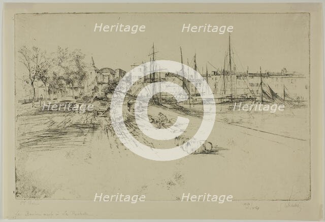 The New Dock at la Rochelle, 1904. Creator: Gustave Leheutre.