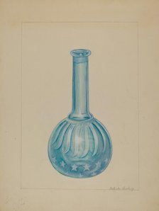 Barber Shop Bottle, c. 1936. Creator: Gertrude Lemberg.