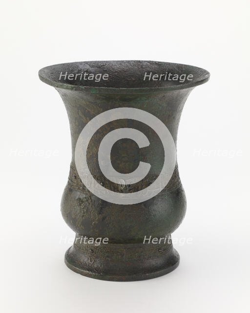 Ritual wine container (zun) with dragons, Western Zhou dynasty, ca. late 11th-early 10th cent. BCE. Creator: Unknown.