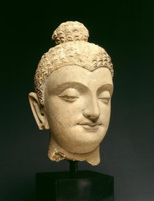 Head of Buddha, 3rd/4th century. Creator: Unknown.