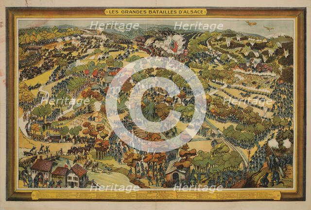Les grandes batailles d'Alsace, c.1920. Creator: Auglay, Lucien (1880-1947).