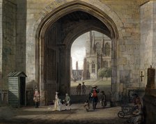 The Tower Gate at Windsor Castle 1767, 1767. Creator: Paul Sandby.