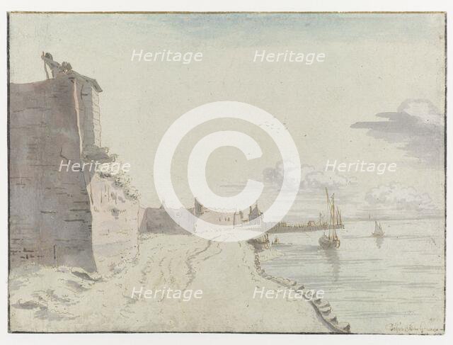 View of the Waterschans Bulwark, Bergen op Zoom, 1671. Creator: Josua de Grave.