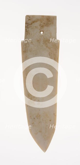 Dagger-Blade (ge), Shang dynasty (c.1600-1046), 13th-11th century B.C. Creator: Unknown.