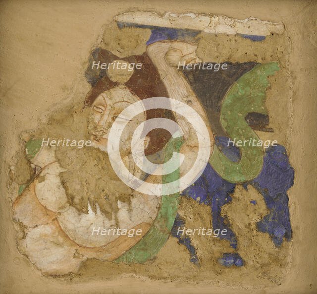 Apsara, from Cave 224, 4th-6th century. Creator: Unknown.